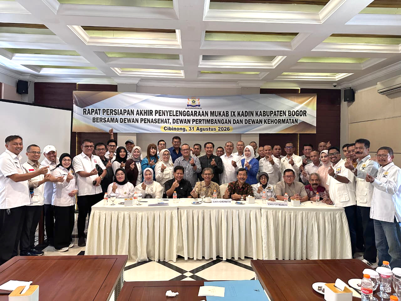 Pertemuan Anggota Luar Biasa (ALB) Kadin dalam rangka Rapat Akhir Persiapan MUKAB IX KADIN Kabupaten Bogor